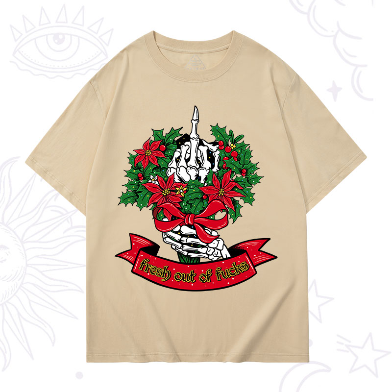 Purplehecate Christmas Fresh Out Of Fuck T-Shirt