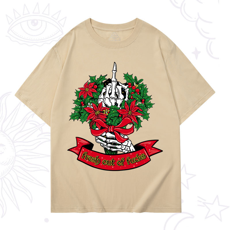 Purplehecate Christmas Fresh Out Of Fuck T-Shirt