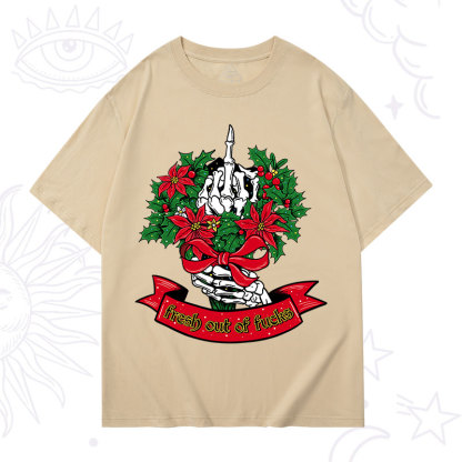 Purplehecate Christmas Fresh Out Of Fuck T-Shirt