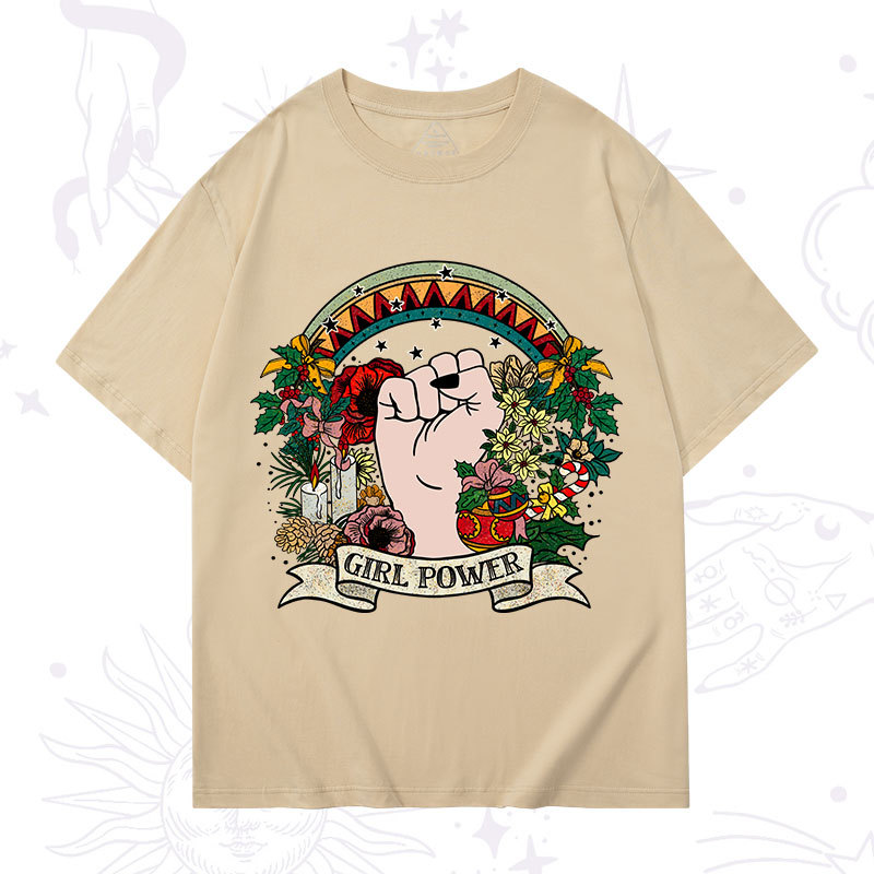 Purplehecate Christmas Girl Power T-Shirt