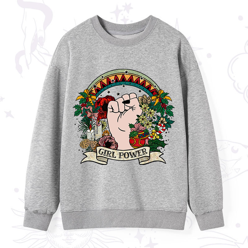 Purplehecate Christmas Girl Power Sweatshirt