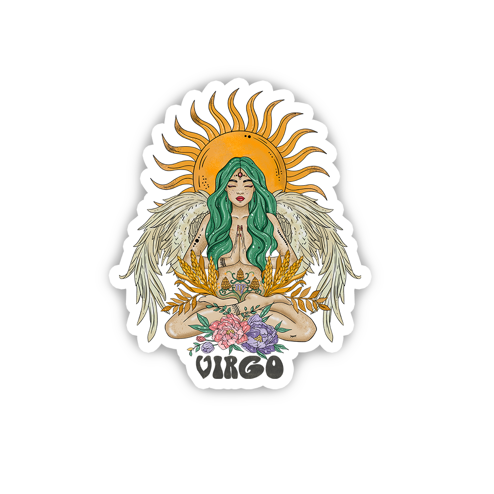 Purplehecate Sun Guardian Of Virgo Zodiac Sticker