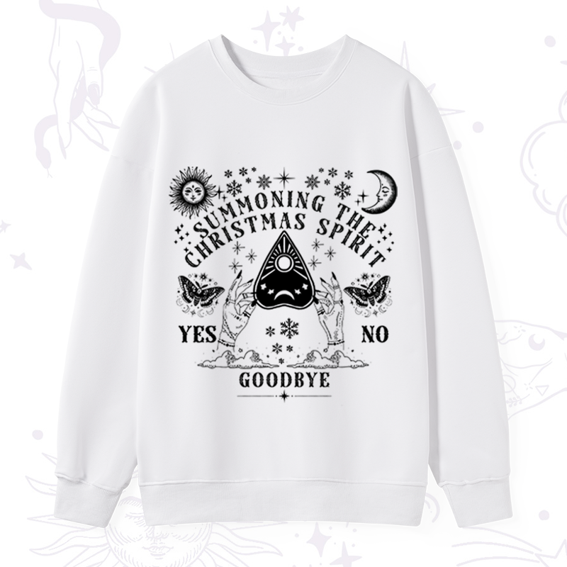Purplehecate Christmas Mystical Talking Board Sweatshirt