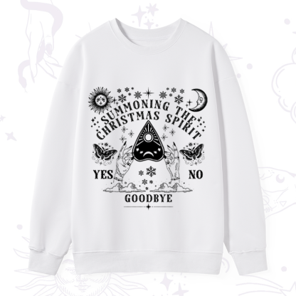 Purplehecate Christmas Mystical Talking Board Sweatshirt