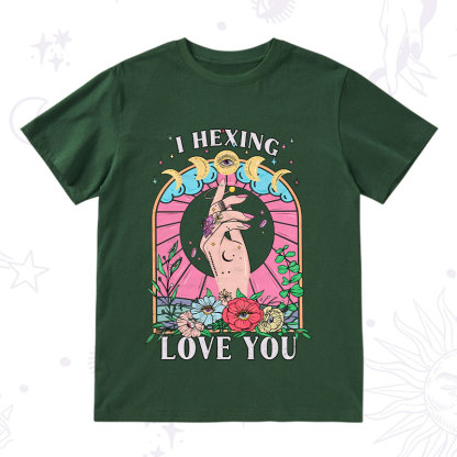 Purplehecate I Hexing Love You T-Shirt