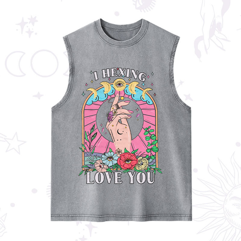 Purplehecate I Hexing Love You Washed Tank