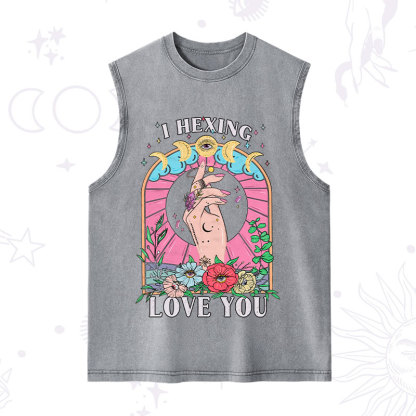 Purplehecate I Hexing Love You Washed Tank