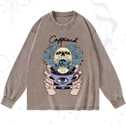 Purplehecate Caffiend Washed Long Sleeve Shirt
