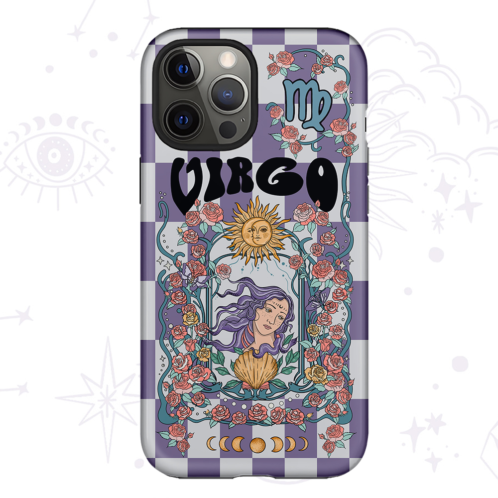 Purplehecate Virgo Spirit Zodiac Collage Phone Case