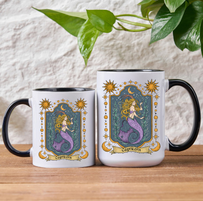 Purplehecate Capricorn Zodiac Mug