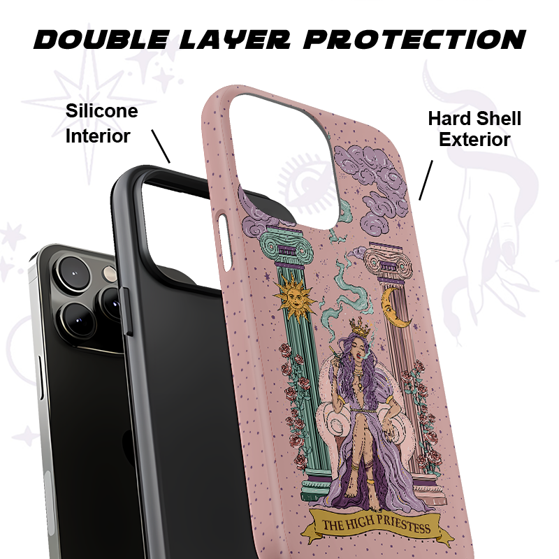 Purplehecate The High Priestess Tarot  Phone Case