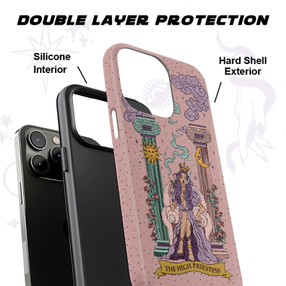 Purplehecate The High Priestess Tarot  Phone Case