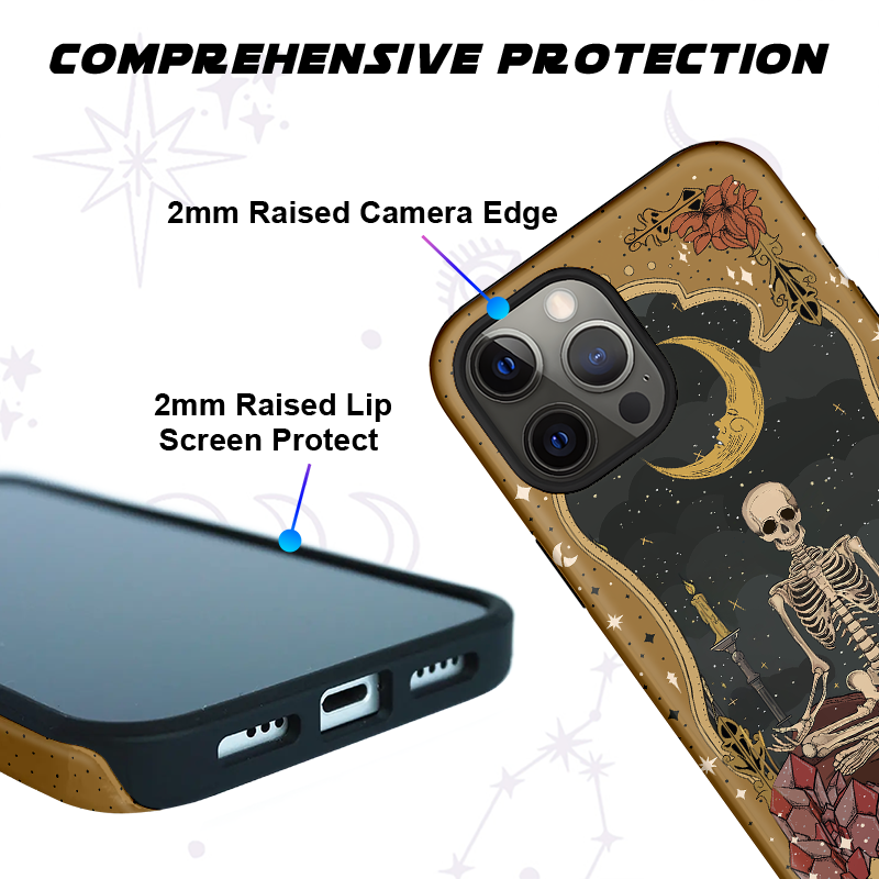 Purplehecate The Reader Tarot Ancient Mirror Phone Case