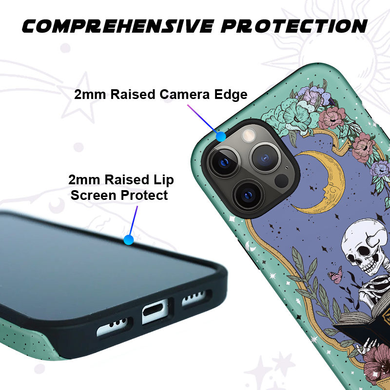 Purplehecate The Reader's Tarot Ancient Mirror Phone Case