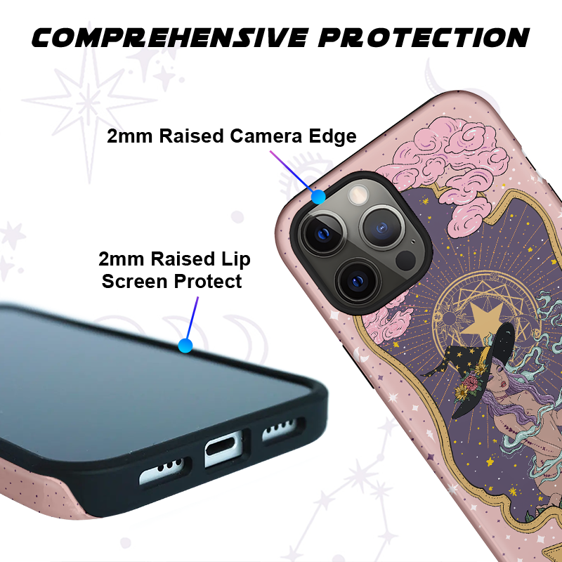 Purplehecate The Witch Tarot Ancient Mirror Phone Case