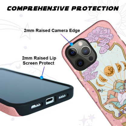 Purplehecate The Cat Mom Tarot Ancient Mirror Phone Case