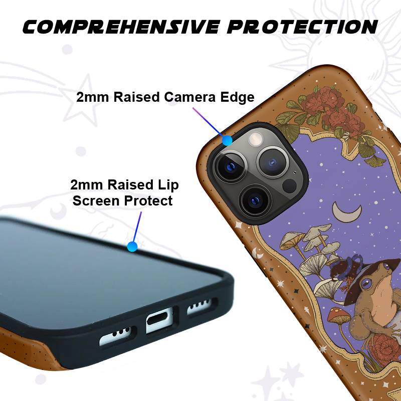 Purplehecate The Frog Tarot Ancient Mirror Phone Case