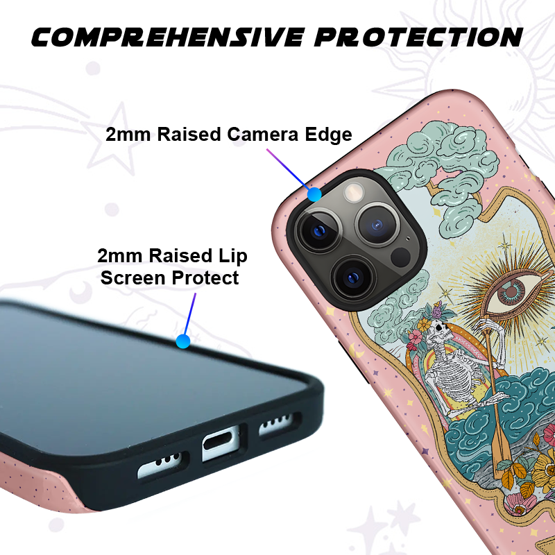 Purplehecate The Audacity Tarot Ancient Mirror Phone Case