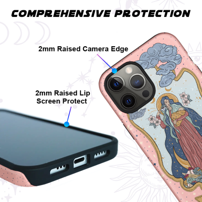 Purplehecate The mother Tarot Ancient Mirror Phone Case