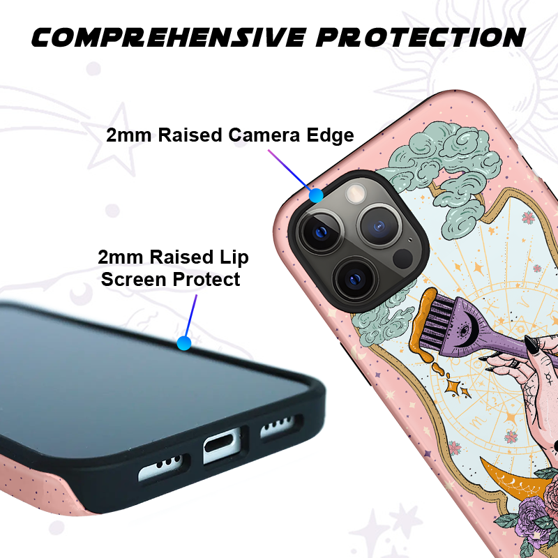 Purplehecate The Hair Colorist Tarot Ancient Mirror Phone Case