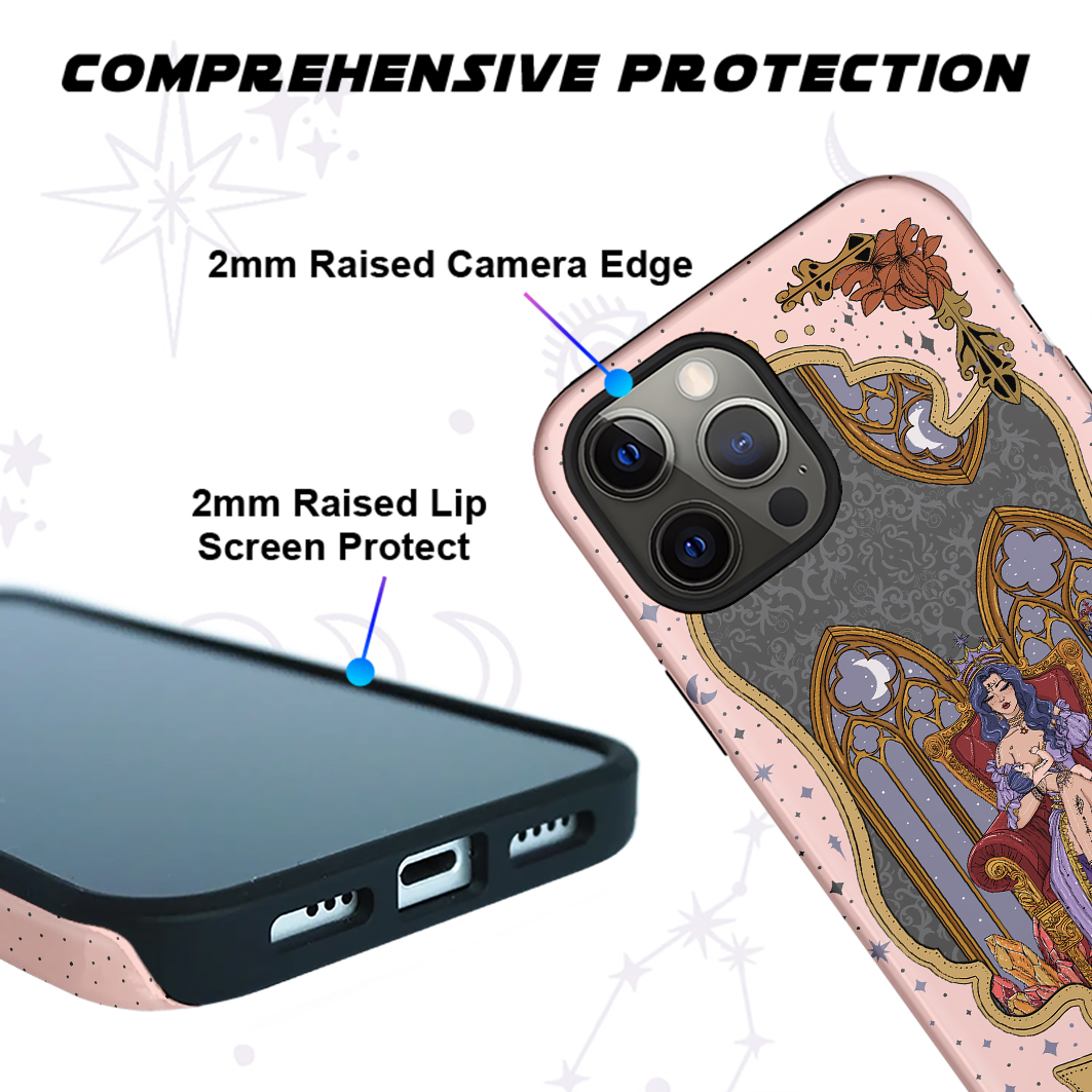 Purplehecate The Mother Tarot Card Ancient Mirror Phone Case