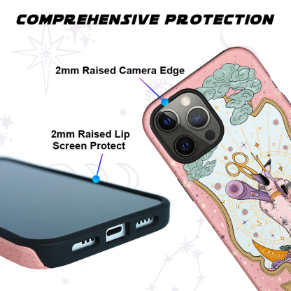 Purplehecate The Quilter Tarot Card Ancient Mirror Phone Case