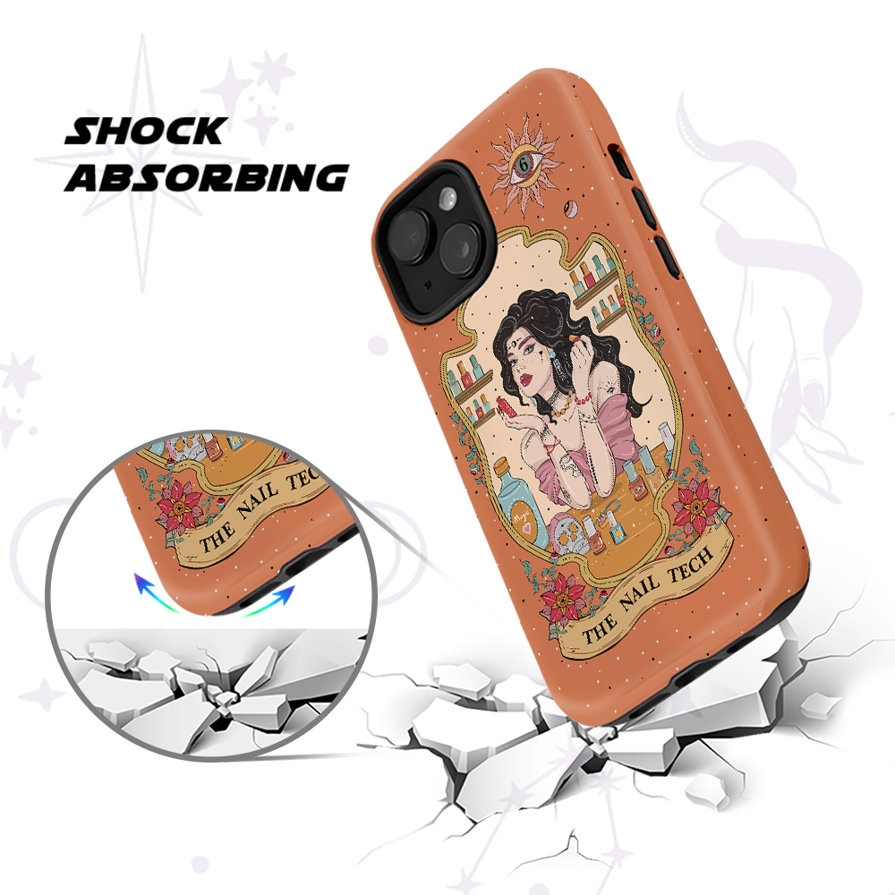 Purplehecate The Nail Tech Tarot Ancient Mirror Phone Case