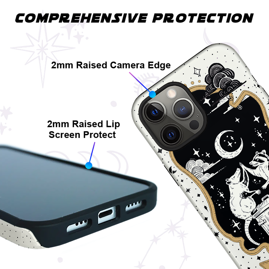 Purplehecate The Team Trash Tarot Ancient Mirror Phone Case