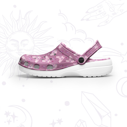 Purplehecate Mystical Sphynx Cat Rubber Clogs