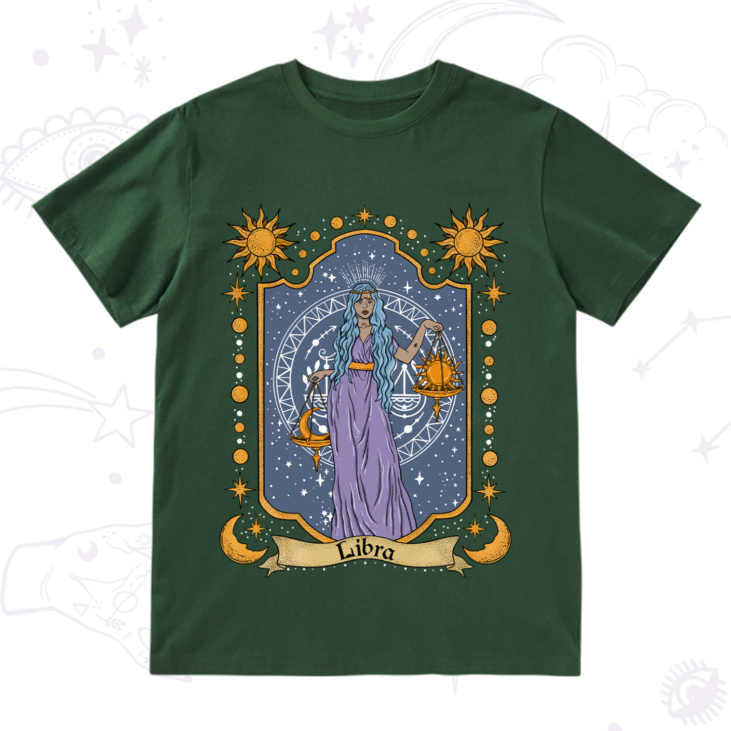 Purplehecate Libra Zodiac T-Shirt