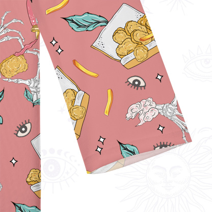 Purplehecate The Chicken Nugget Beachwear Cover-Up Dress