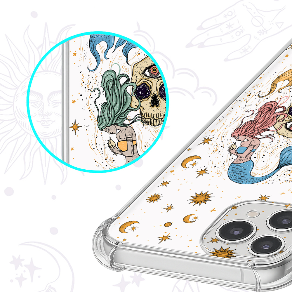 Purplehecate Pisces Zodiac Clear Phone Case