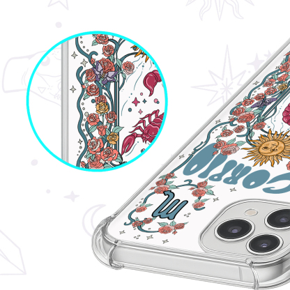 Purplehecate Scorpio Spirit Zodiac Clear Phone Case