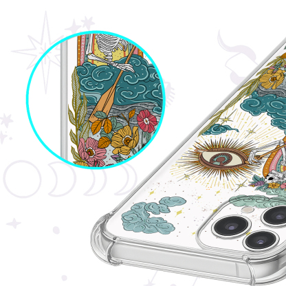 Purplehecate The Audacity Clear Phone Case