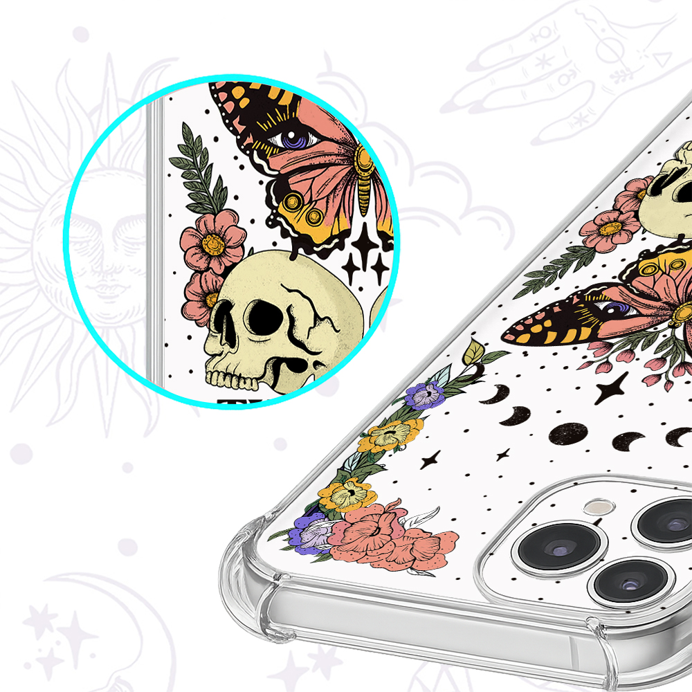 Purplehecate The Endings Won't End You Clear Phone Case