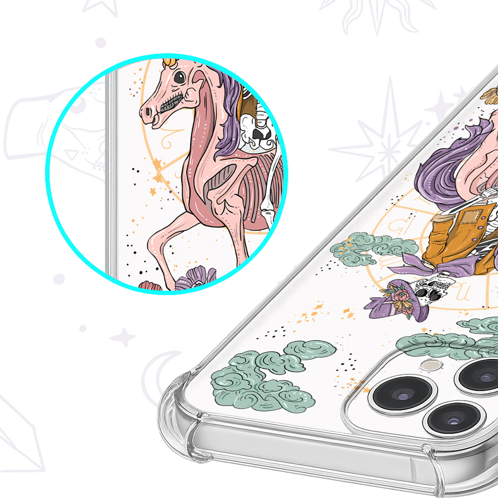 Purplehecate The Audacity Clear Phone Case