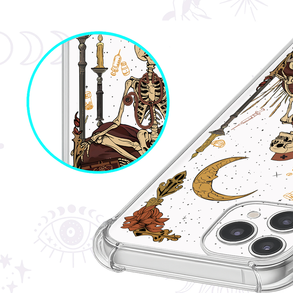 Purplehecate The Nurse Clear Phone Case