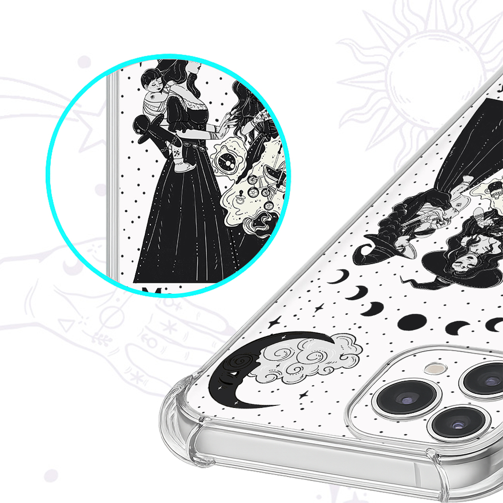 Purplehecate Mom Group Shenanigans Clear Phone Case