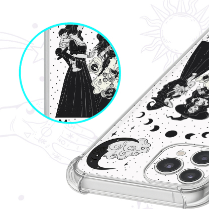 Purplehecate Mom Group Shenanigans Clear Phone Case