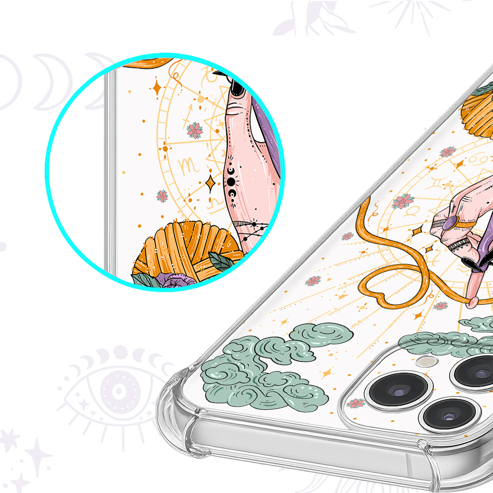 Purplehecate The Crochet Artist Clear Phone Case