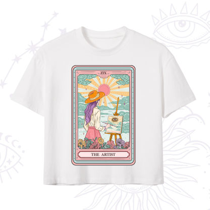 Purplehecate The Artist Tarot Crop T-Shirt