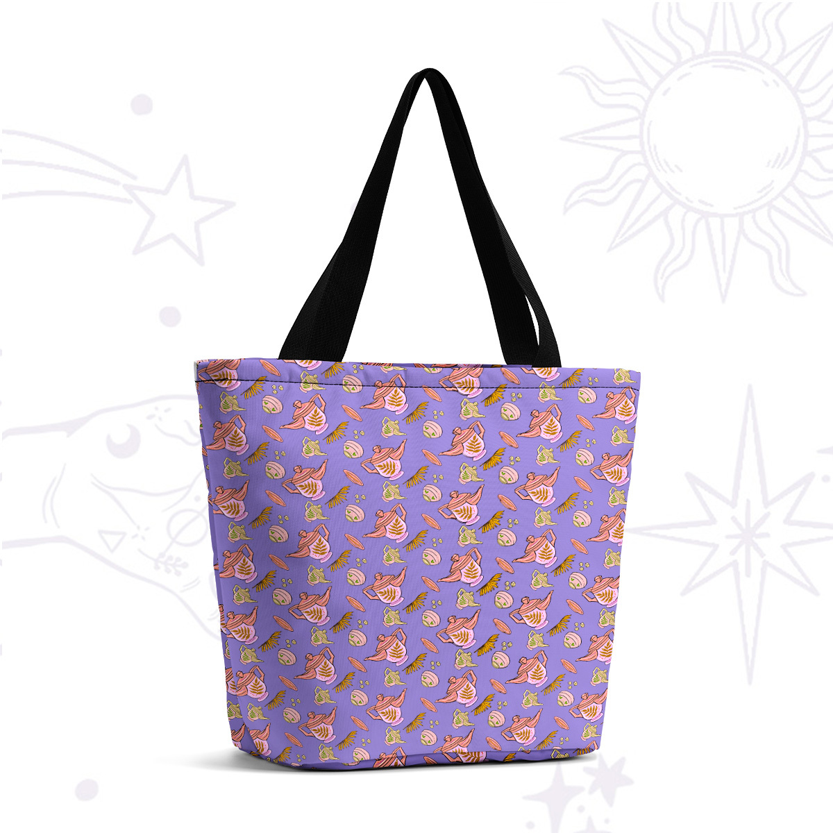 Purplehecate Mystical Teapot Tote Shopping Bag