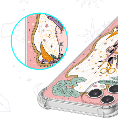 Purplehecate The Quilter Tarot Clear Phone Case