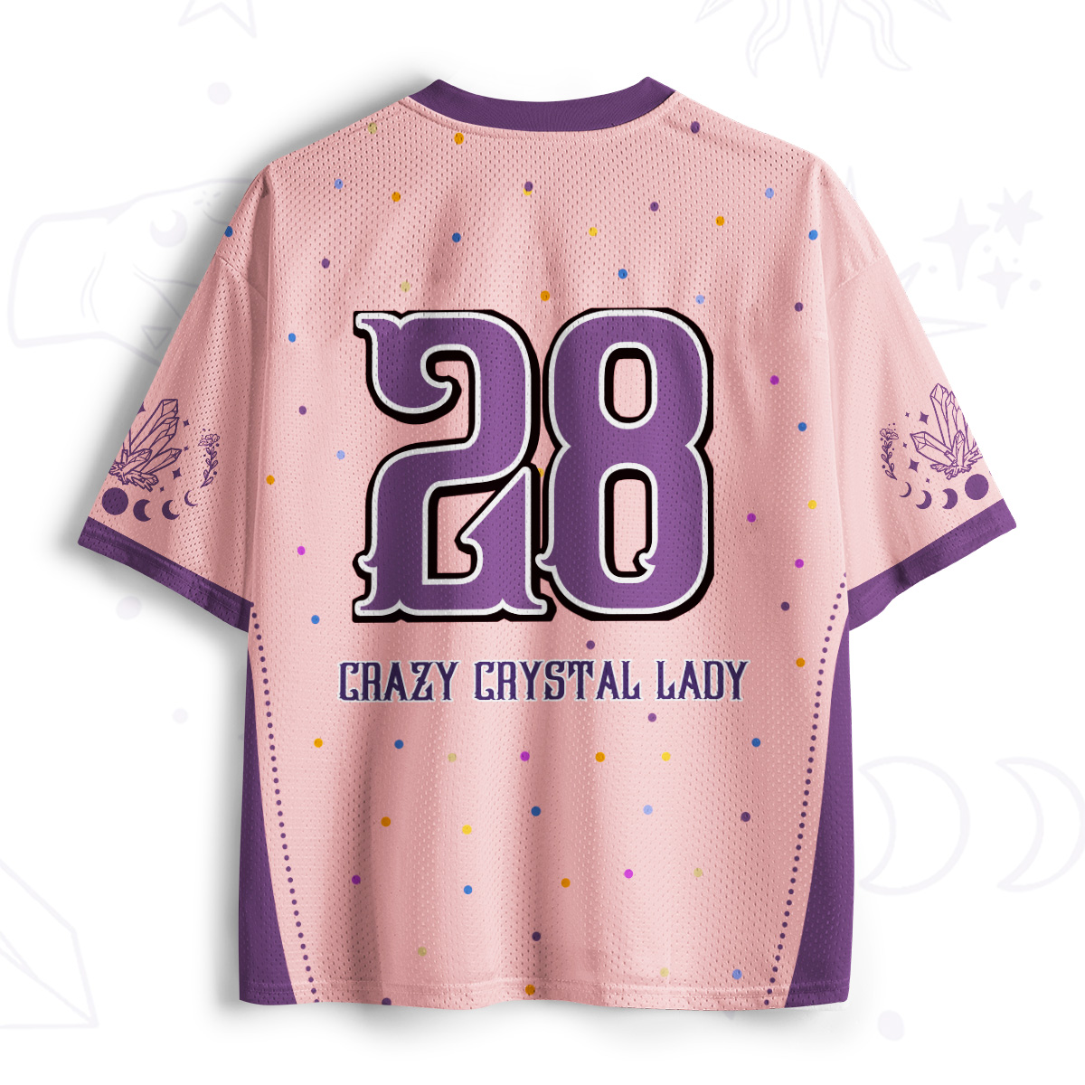 [Purplehecate Crazy Crystal Lady Mesh Jersey