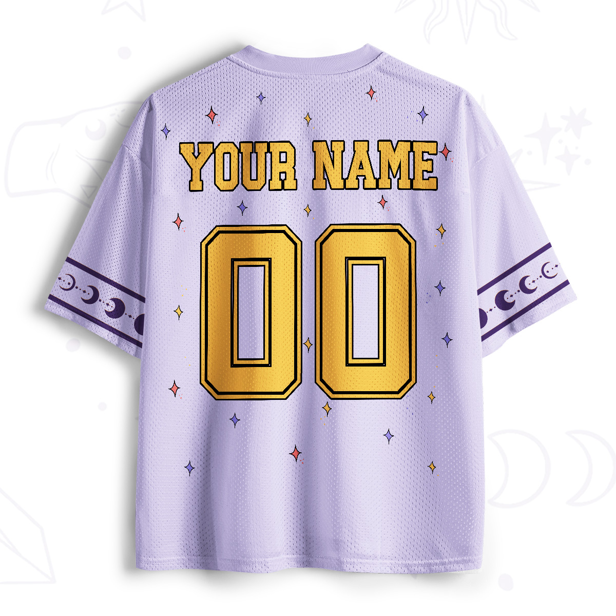 Personalized Purplehecate Moonlight Sorcery Mesh Jersey