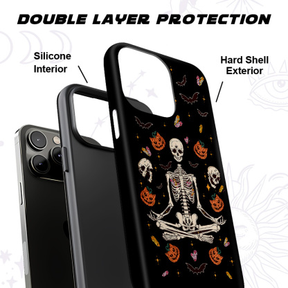 Purplehecate Funny Skeleton Halloween Phone Case