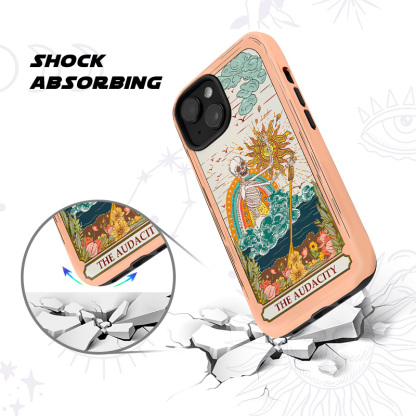 Purplehecate The Audacity Skeleton Tarot Phone Case