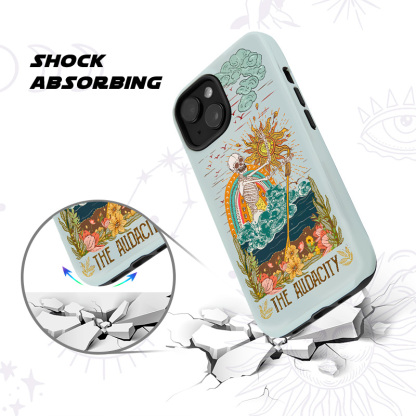 Purplehecate The Audacity Skeleton Phone Case