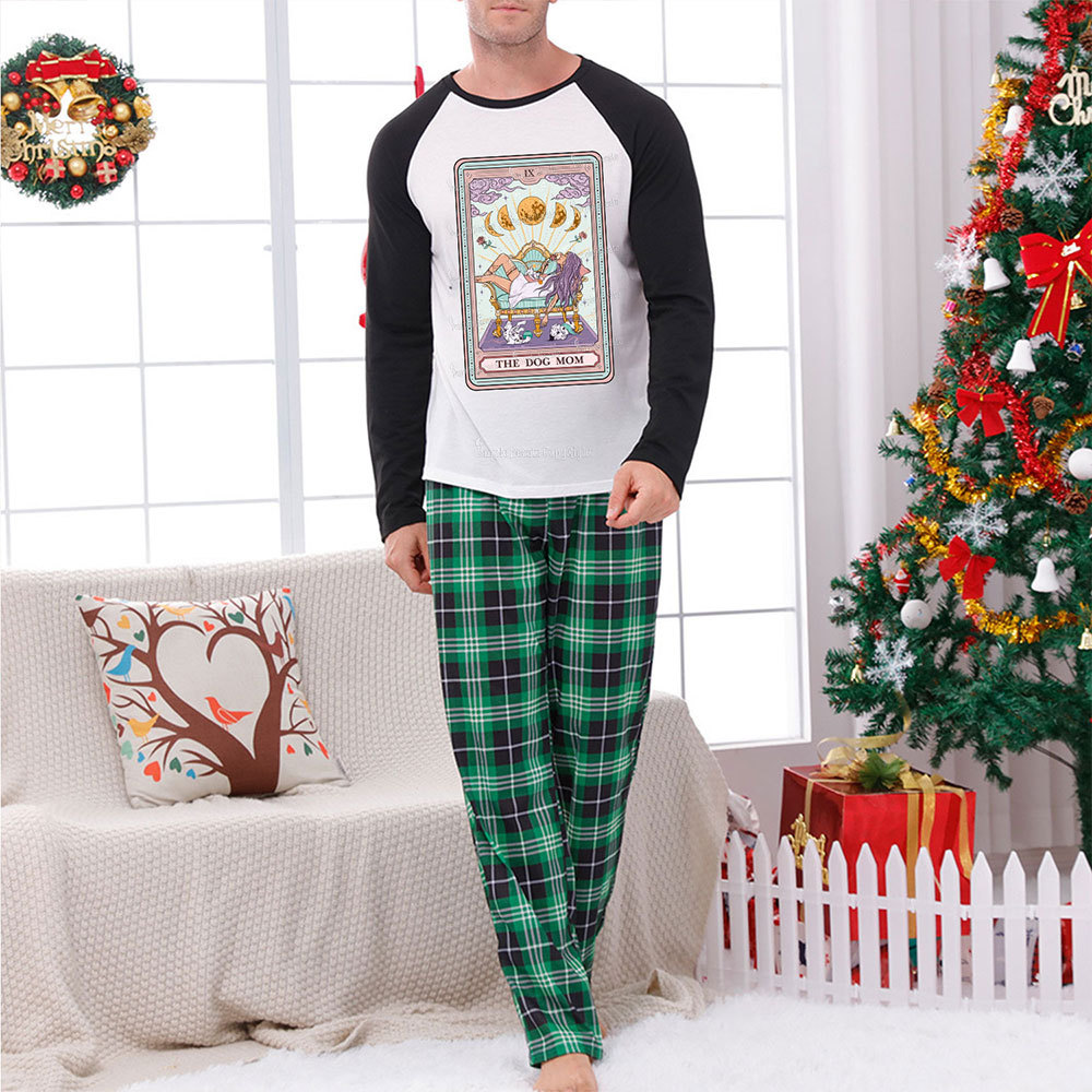 Purplehecate The Dog Mom Tarot Christmas Pajamas