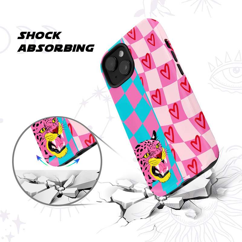 Purplehecate Savage Leopard Evil Eye Phone Case